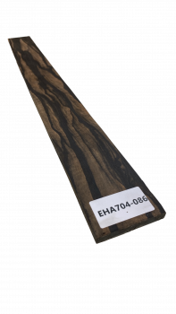 Preview: Fretboard African Ebony  720x68-73x10mm Unique Piece #086